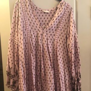 Lilac boho dress size small